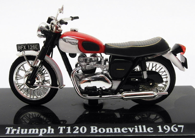 Atlas Editions 1/24 Scale Motorcycle 4 658 101 - Triumph Bonneville T120