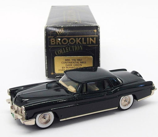 Brooklin Models 1/43 Scale BRK11A 002 - 1957 Lincoln Continental Mk2 Dark Green