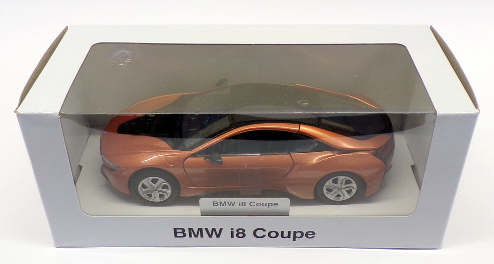 Motor Max 1/24 Scale Model Car 79359ECP - BMW i8 Coupe - Copper