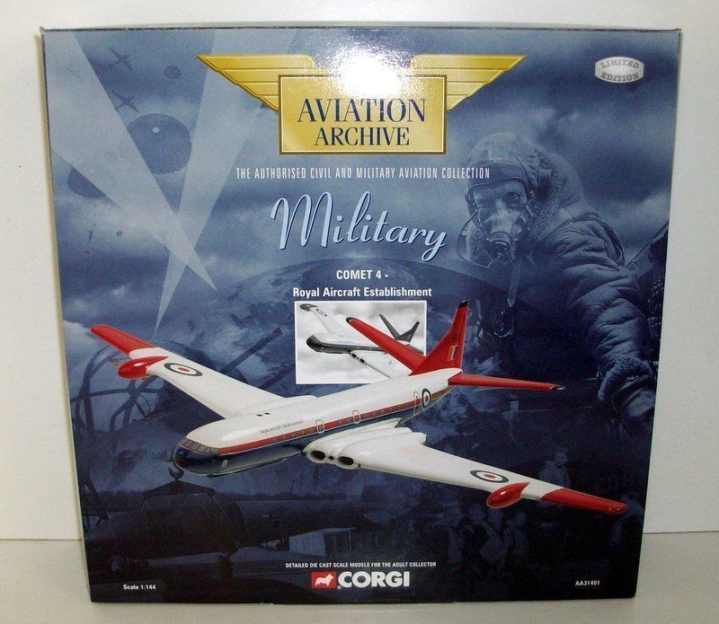 Corgi 1/144 AA31401 Comet 4 Royal Aircraft establishment