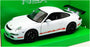 Welly 1/24-27 Scale Model Car 22495 - 1997 Porsche 911 GT3 RS - White