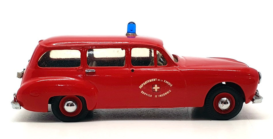 CJM 1/43 Scale Built Kit FE300 - 1956 Renault Domaine - Swiss Fire Service