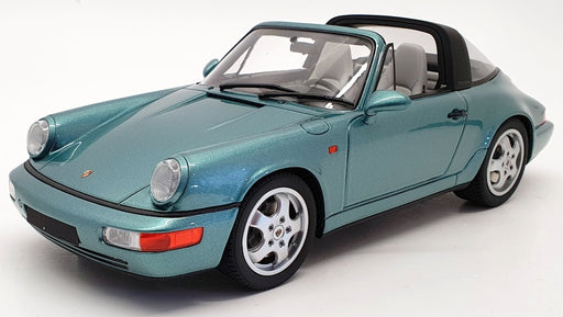 GT Spirit 1/18 GT805 - 1991 Porsche 911 964 Carrera 4 Targa  - Met Turquoise
