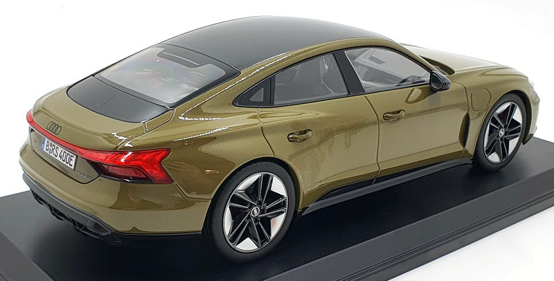 Norev 1/18 Scale Diecast 188380 - Audi RS E-Tron GT 2021 - Olive Metallic