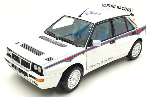 Kyosho 1/18 Scale Diecast 08344E Lancia Delta HF Intergrale 6 - White