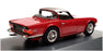 Schuco 1/43 Scale Resin 450912900 - Triumph TR6 - Wine Red