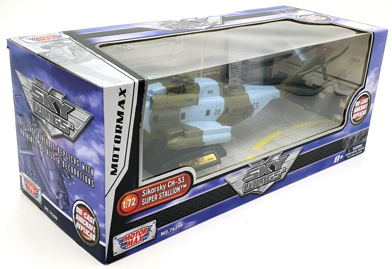 MotorMax 1/72 Scale Diecast 76299 - Sikorsky Ch-53 Super Stallion