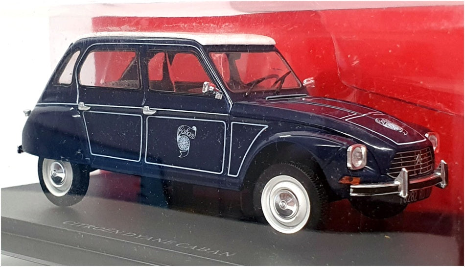 Hachette 1/24 Scale Diecast G111V020 - Citroen Dyane Caban - Dk Blue/White