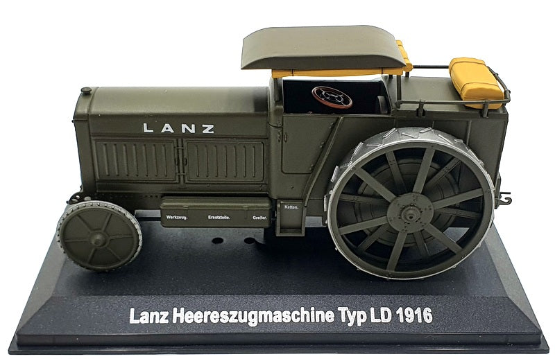 Hachette 1/43 Scale Model Tractor HL11 1916 Lanz Heereszugmaschine TYP LD -Green