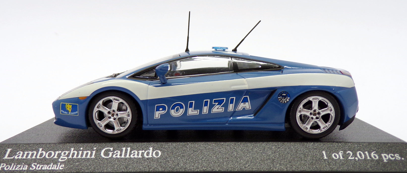 Minichamps 1/43 Scale 400 103590 - Lamborghini Gallardo - Polizia