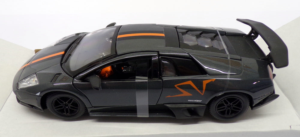 Burago 1/24 Scale 18-22120 - Lamborghini Murcielago LP 670-4 SV - Grey