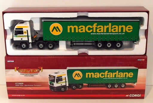 Corgi 1/50 Scale CC13429 - MAN TGA - Macfarlane Transport
