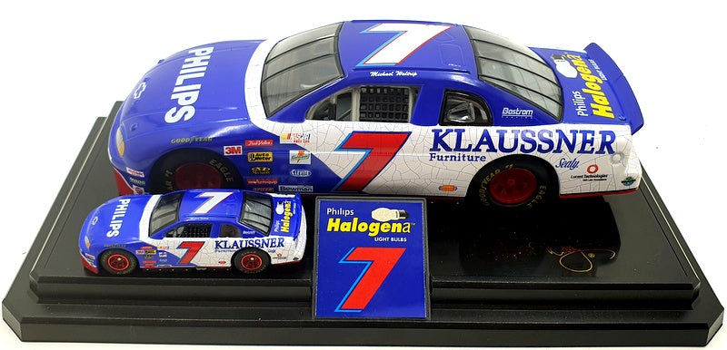 Racing Champions 1/64 & 1/24 Scale 10700 NASCAR Chevrolet #7 Philips Waltrip