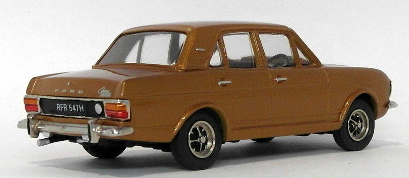 Pathfinder Minicar 43 1/43 Scale MIN3 - 1970 Ford Cortina MkII 1600E Gold