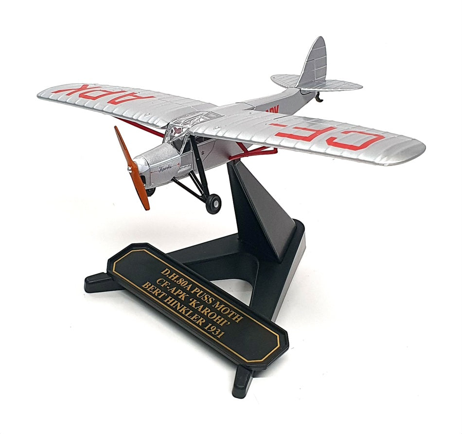 Oxford Diecast 1/72 Scale 72PM006 - DH 82A Puss Moth CF-APK Karohi