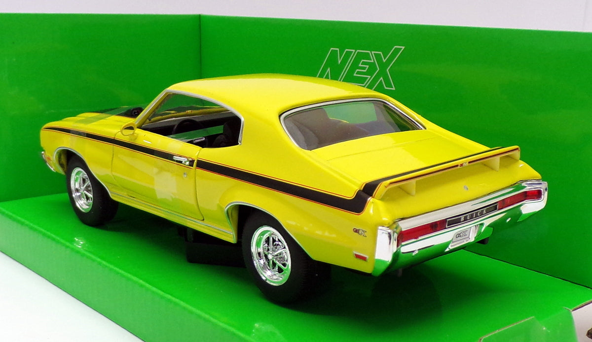 Welly 1/24 Scale Model Car 22433W - 1970 Buick GSX - Yellow