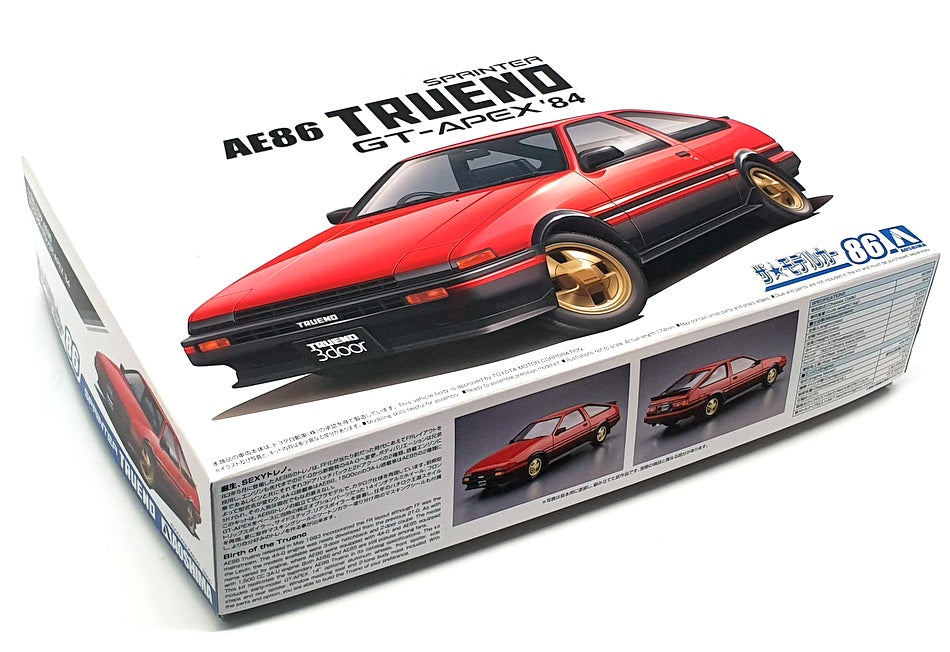 Aoshima 1/24 Scale Kit 05969 - 1984 Toyota AE86 Trueno Sprinter GT-Apex