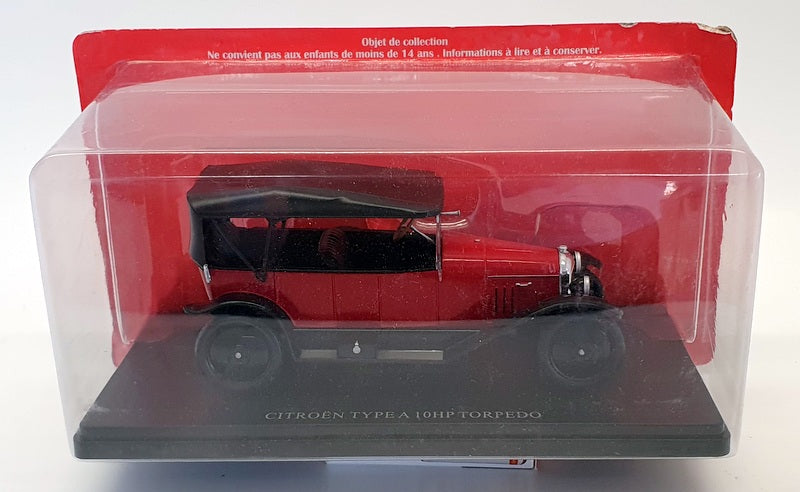 Hachette 1/24 Scale Diecast 1507IR - Citroen Type A 10hp Torpedo - Red/Black