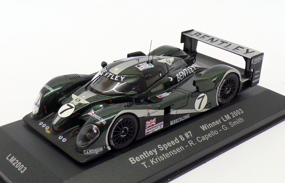 Ixo 1/43 Scale LM2003 - Bentley Speed 8 - #7 Winner Le Mans 2003