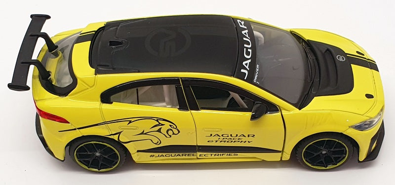 Tayumo 1/36 Scale Pull Back & Go 36100023 - Jaguar I-Pace e Trophy - Yellow