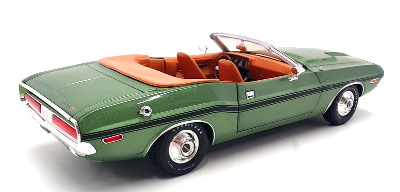Greenlight 30306 Challenger R/T HEMI Blanco Con Rayas Doradas Hurst Performance Edition Hobby Exclusivo Modelo De Coche Fundido 1/64 - Foto 4