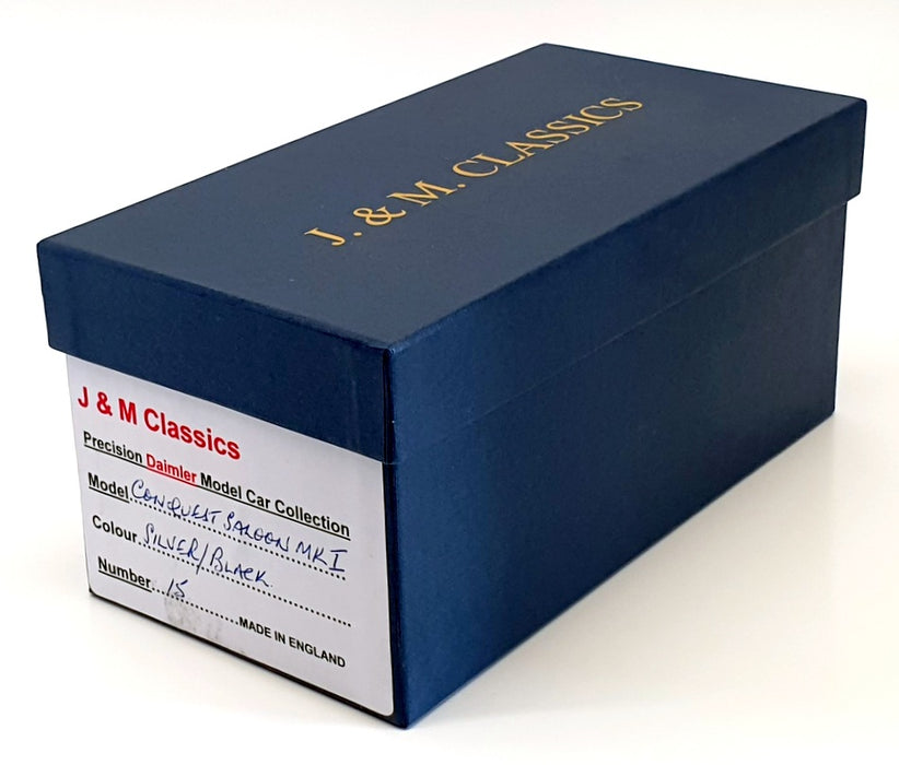 J&M Classics 1/43 Scale #15 - Daimler Conquest MKI Saloon - Silver/Black