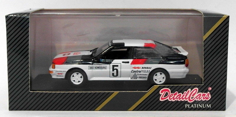 Detail Cars 1/43 Scale Diecast ART493 - Audi Quattro #5 1985 Rally Montecarlo