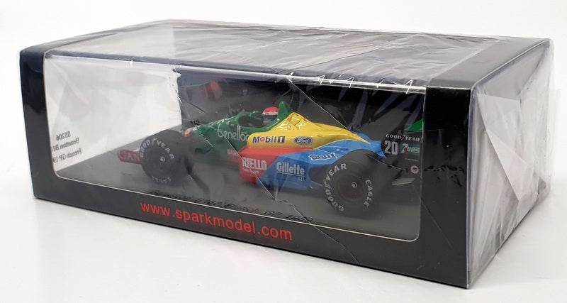 Spark 1/43 Scale S5206 - 1989 Benetton B188 #20 Emanuele Pirro French GP