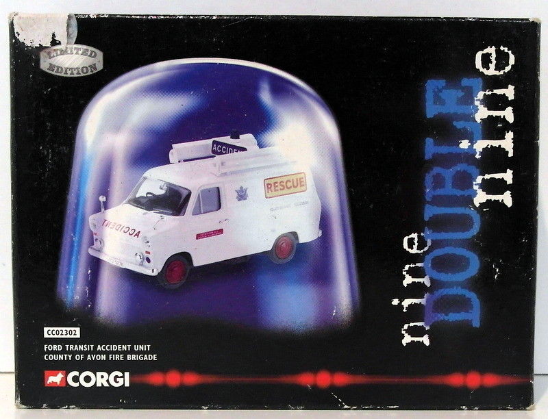 Corgi 1/43 Scale Diecast CC02302 - Ford Transit Accident Unit Avon Fire Brigade