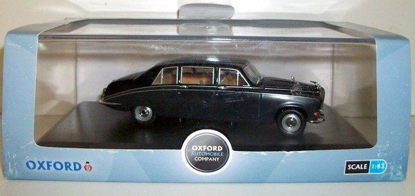 OXFORD 1/43 - DS003 DAIMLER DS420 - TWO TONE BLACK / GREY