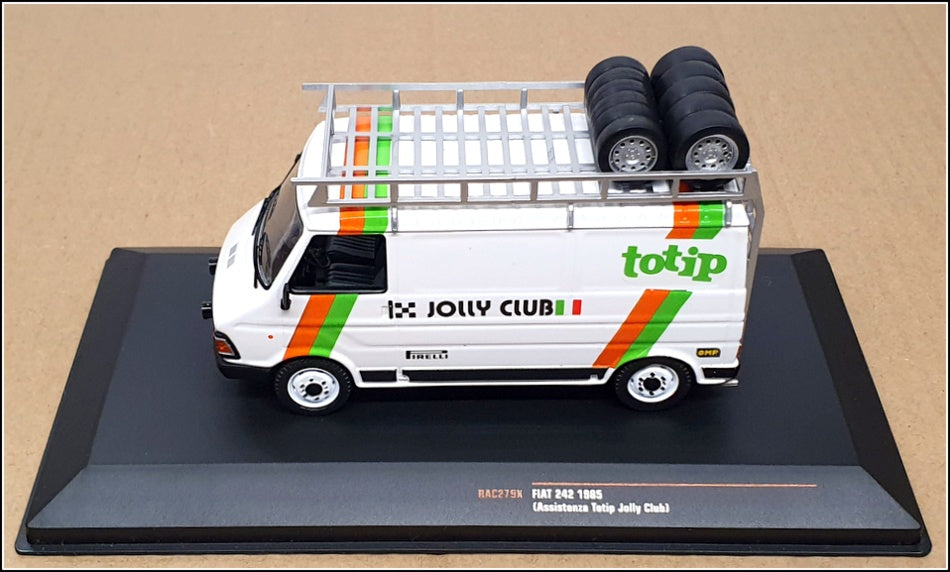 Ixo 1/43 Scale RAC279X - Fiat 242 Assistance Van - Totip Jolly Club 1985