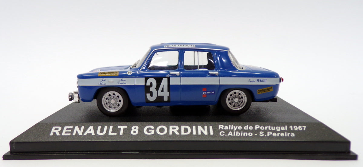 Altaya 1/43 Scale AL121219R - Renault 8 Gordini - Portugal Rally 1967