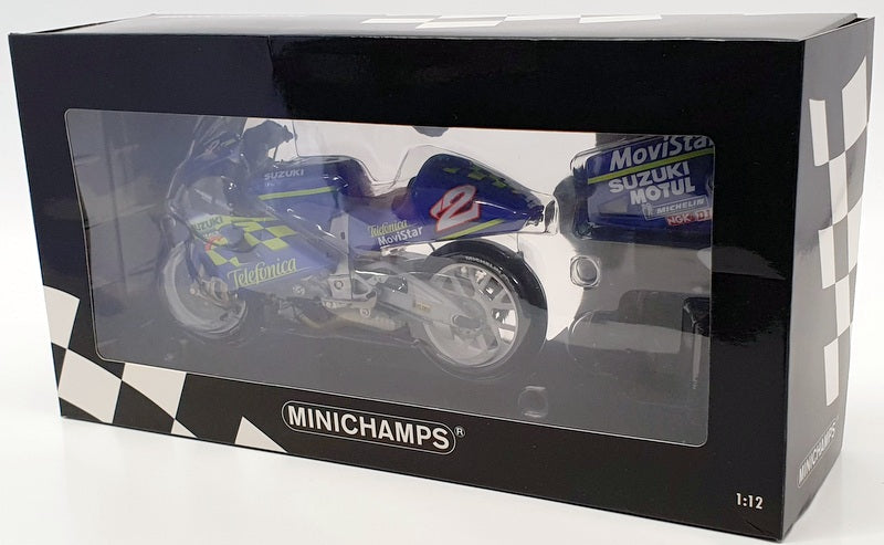 Minichamps 1/12 Scale 122 016201 - Suzuki RGV Kenny Roberts 2001
