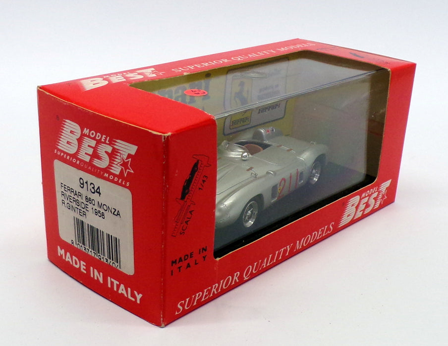 Best 1/43 Scale 9134 - Ferrari 860 Monza - #211 Riverside 1958 R.Ginter