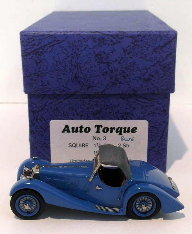 Auto Torque No.3 1/43 Scale - 1934 Ford Squire 1.5 Litre Hood Closed - Blue