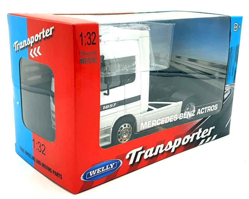 Welly 1/32 Scale Model Car 32280W - Mercedes Benz Actros - White