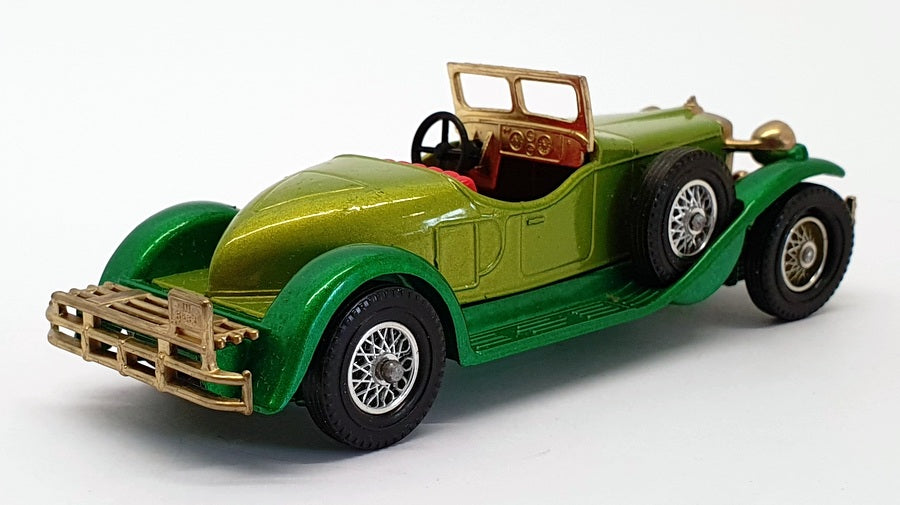 Matchbox Appx 10cm Long Diecast Y-14 - 1931 Stutz Bearcat - Green