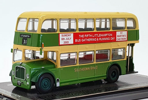 Corgi 1/76 Scale C031 - Bristol Double Deck Bus - R31 Littlehampton - REWORKED