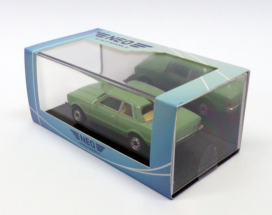 Neo 1/43 Scale NEO45139 - Ford Taunus TC2 2Dr Ghia - Green