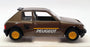 Burago 1/25 Scale Model Car 9106 - Peugeot 205 Turbo - Brown