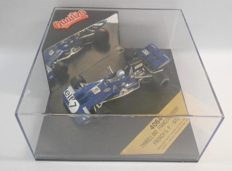 Quartzo 1/43 Scale - 4064 TYRELL 002 FRANCOISE CEVERT FRENCH GP 1972