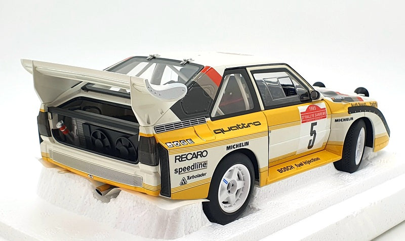 Autoart 1/18 Scale 88503 - Audi Sport Quattro S1 #5 W.RoHRL With Figure And Case
