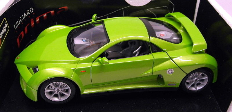 Burago 1/18 Scale Diecast - 33130 Giugiaro Design Prima Green Model Car