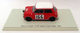 Spark Models 1/43 Scale Resin S1190 - Morris Mini Cooper #155 Monte Carlo 1963