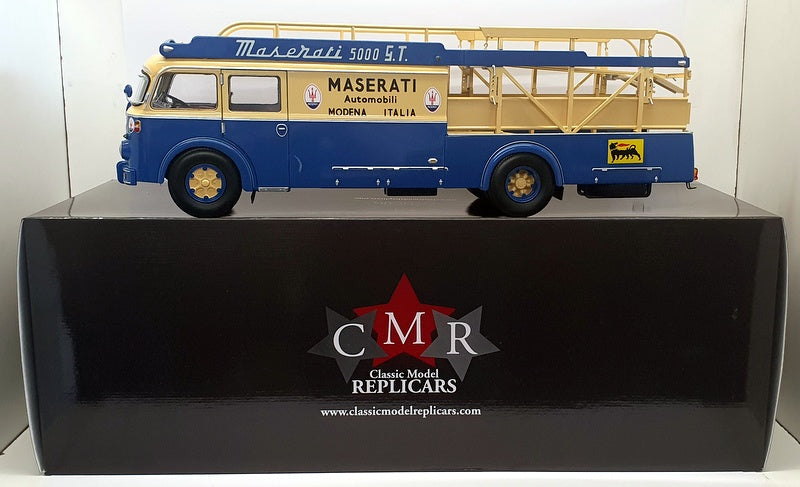 CMR 1/18 CMR141 Maserati Racing Car Transporter Fiat Bartoletti Tipo 642 RN2 '57