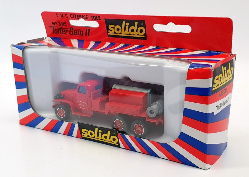 Solido 1/60 Scale Diecast 3115 - 1945 GMC CCKW353 Fire Engine Truck