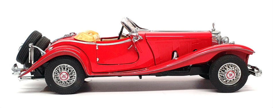Franklin Mint 1/24 Scale 131022E - Mercedes 500K Special Roadster - Red
