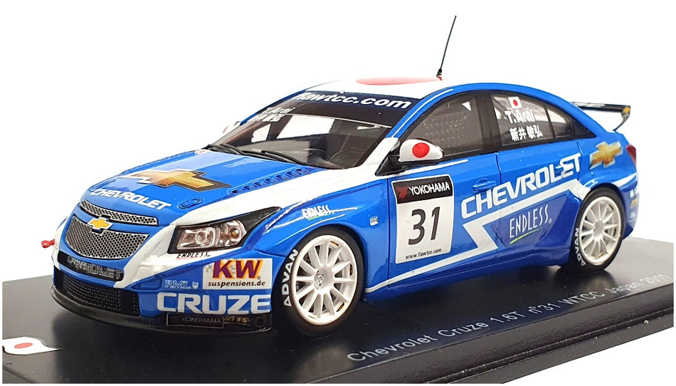 Spark 1/43 Scale SJ008 - Chevrolet Cruze 1.6T #31 WTCC Japan 2011