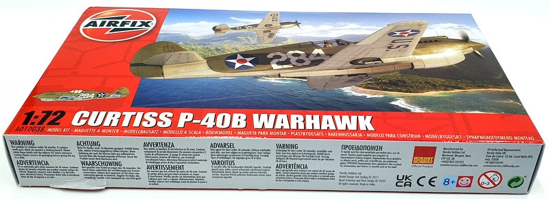 Airfix 1/72 Scale Aircraft Kit A01003B - Curtiss P-40B Warhawk - U.S Army