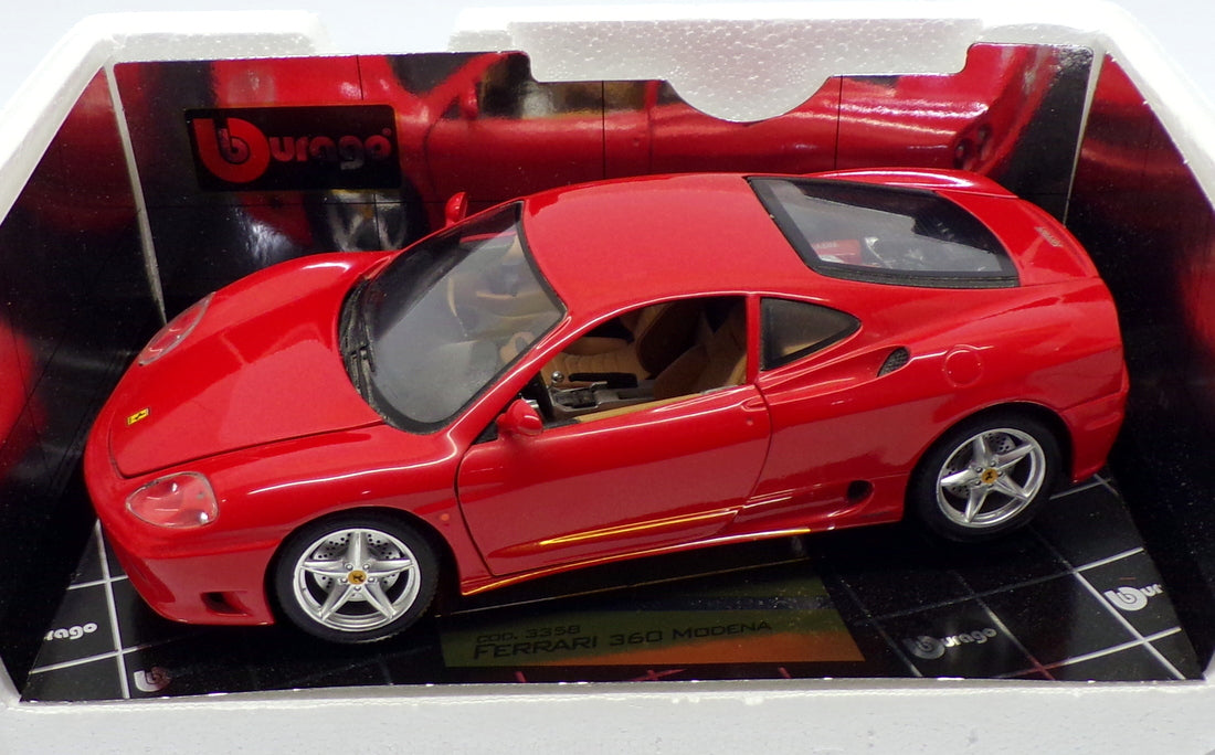 Burago 1/18 Scale Diecast 3358 - 1999 Ferrari 360 Modena - Red
